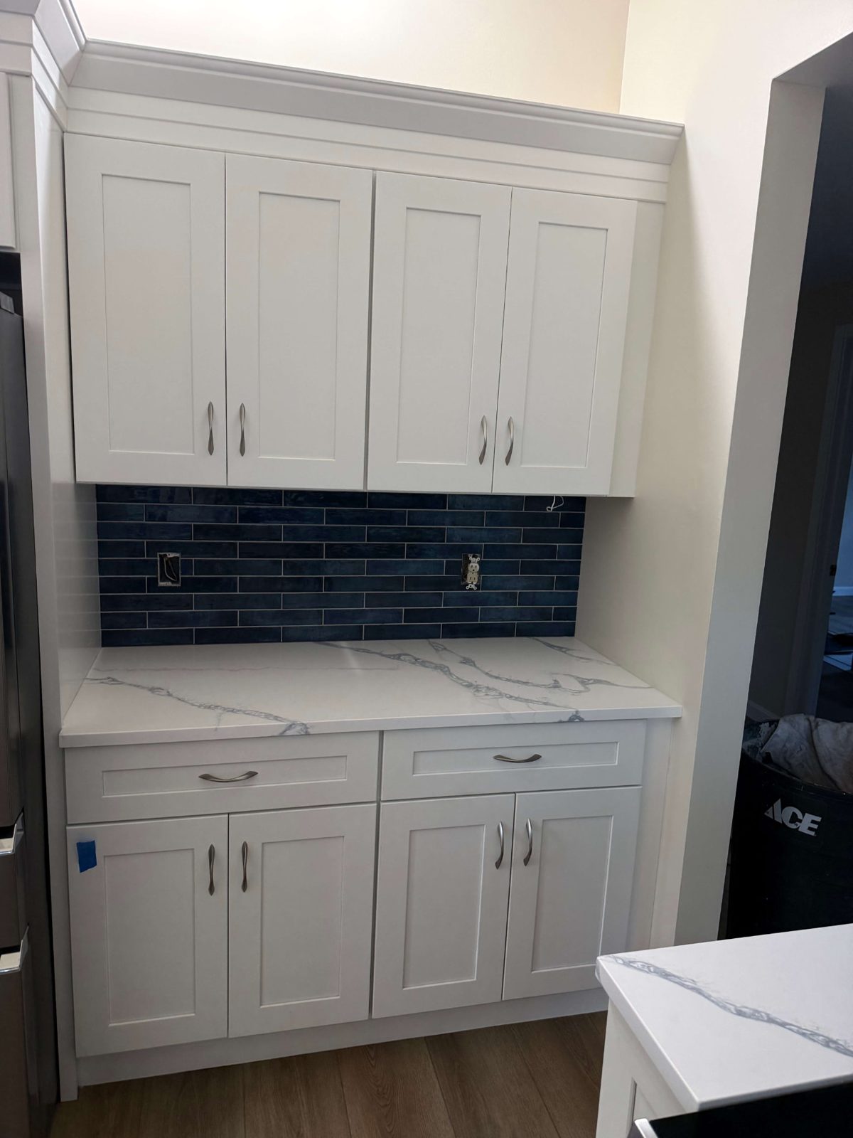 Kitchen Backsplash after by KDM Home Improvement